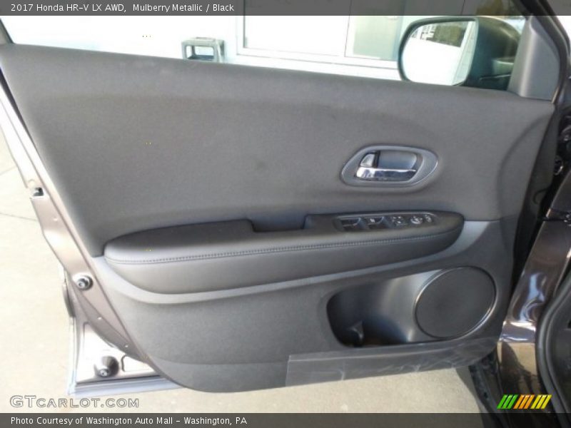 Mulberry Metallic / Black 2017 Honda HR-V LX AWD