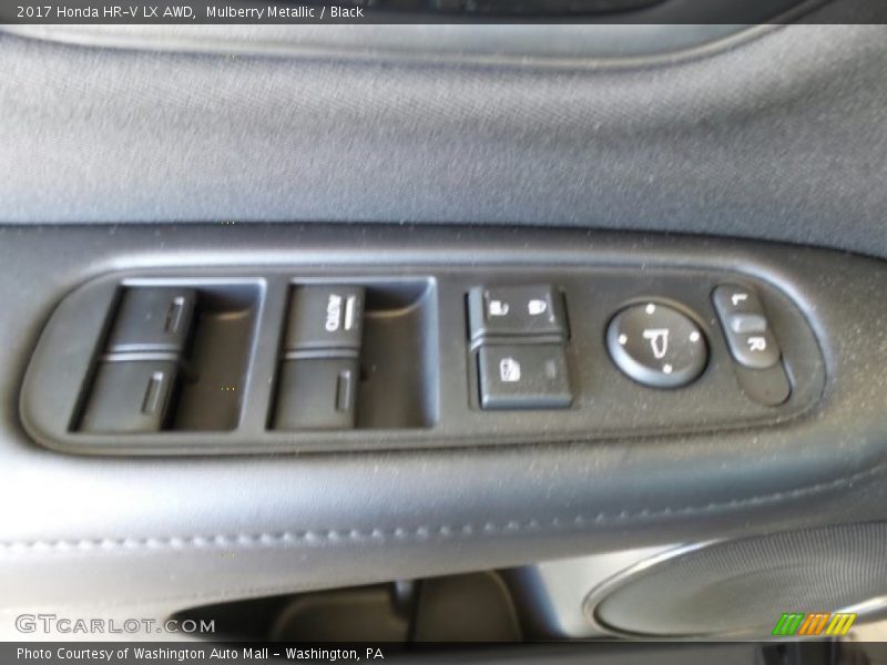Mulberry Metallic / Black 2017 Honda HR-V LX AWD