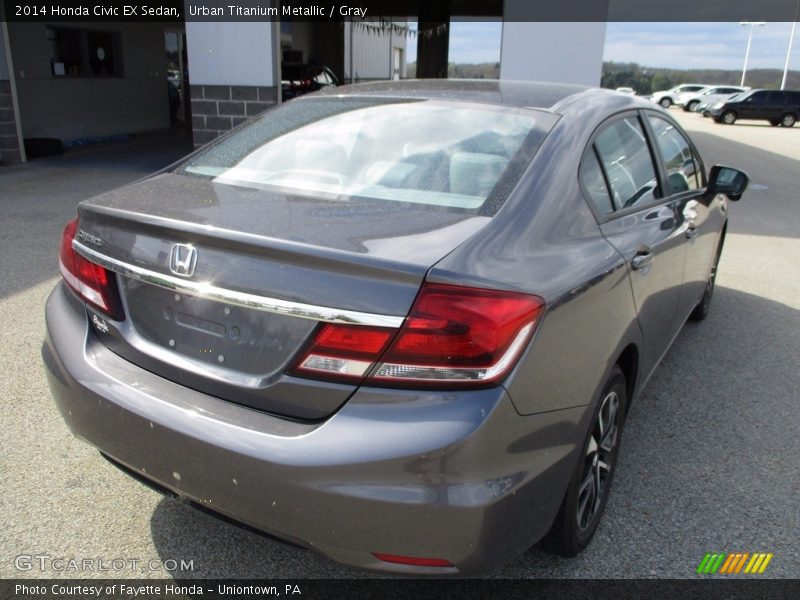 Urban Titanium Metallic / Gray 2014 Honda Civic EX Sedan