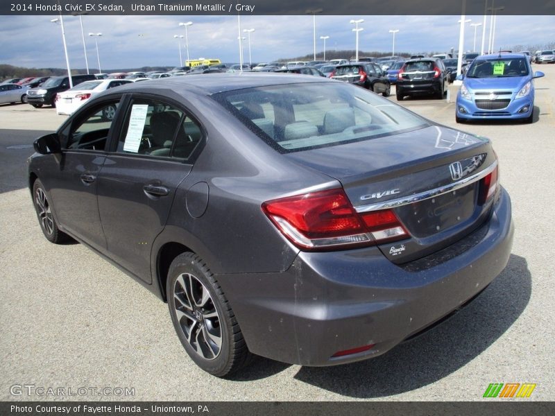 Urban Titanium Metallic / Gray 2014 Honda Civic EX Sedan