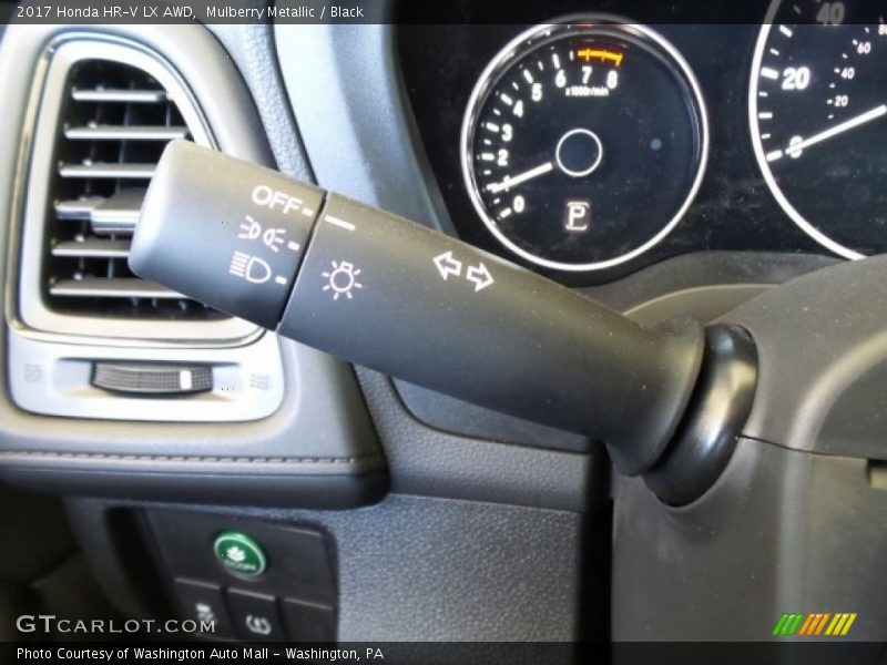Mulberry Metallic / Black 2017 Honda HR-V LX AWD