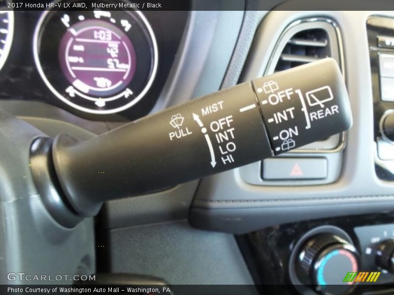 Mulberry Metallic / Black 2017 Honda HR-V LX AWD