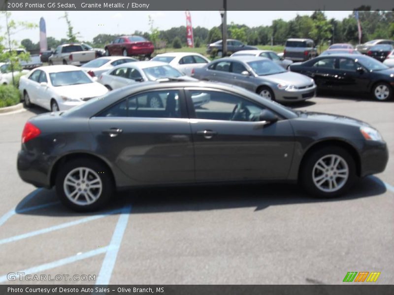 Granite Metallic / Ebony 2006 Pontiac G6 Sedan