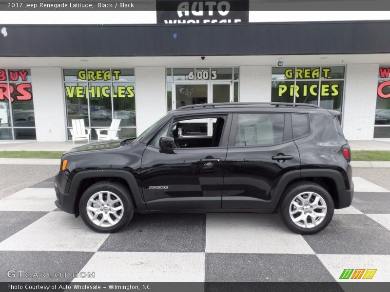 Black / Black 2017 Jeep Renegade Latitude