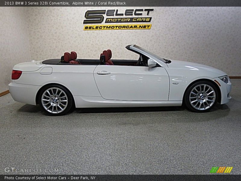 Alpine White / Coral Red/Black 2013 BMW 3 Series 328i Convertible