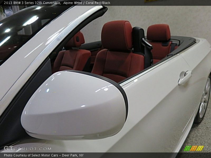 Alpine White / Coral Red/Black 2013 BMW 3 Series 328i Convertible
