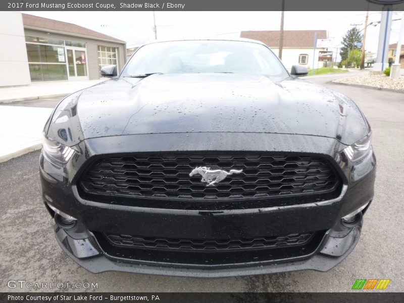 Shadow Black / Ebony 2017 Ford Mustang Ecoboost Coupe
