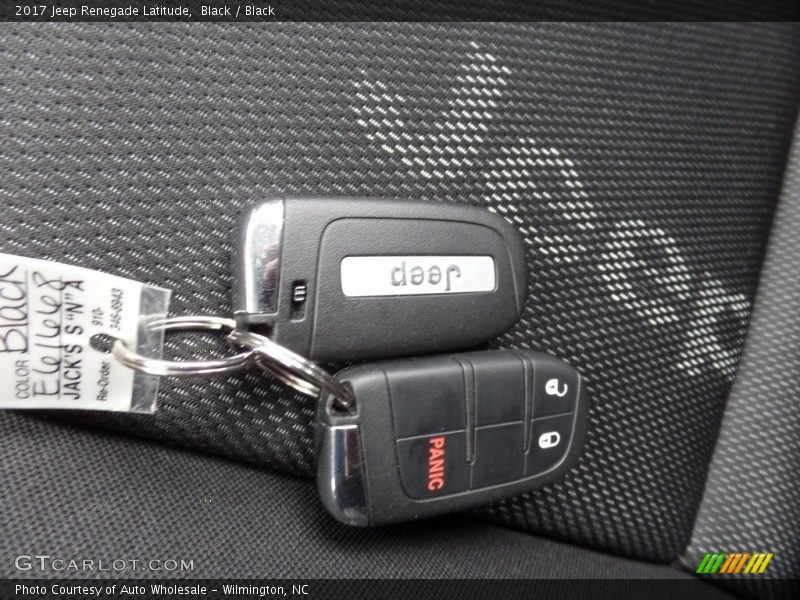 Black / Black 2017 Jeep Renegade Latitude