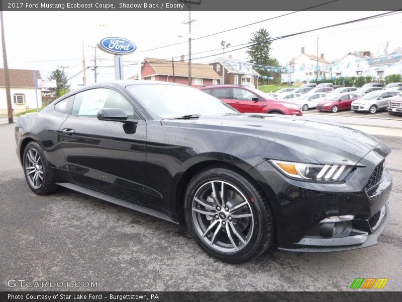 Shadow Black / Ebony 2017 Ford Mustang Ecoboost Coupe