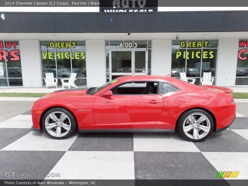 Red Hot / Black 2014 Chevrolet Camaro ZL1 Coupe