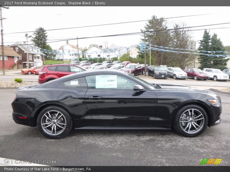 Shadow Black / Ebony 2017 Ford Mustang Ecoboost Coupe