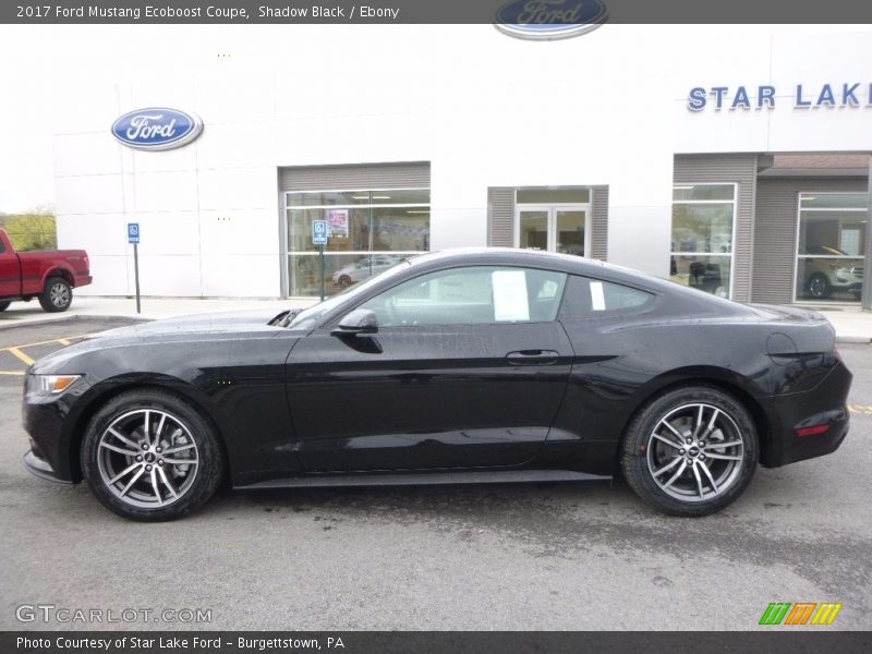 Shadow Black / Ebony 2017 Ford Mustang Ecoboost Coupe