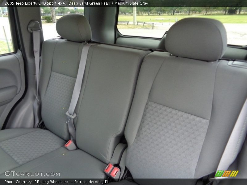 Deep Beryl Green Pearl / Medium Slate Gray 2005 Jeep Liberty CRD Sport 4x4