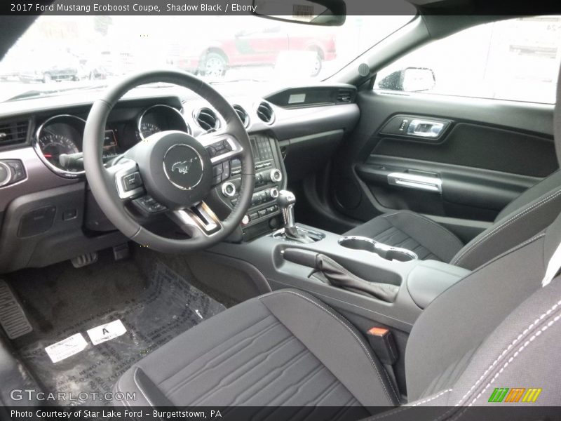 Shadow Black / Ebony 2017 Ford Mustang Ecoboost Coupe