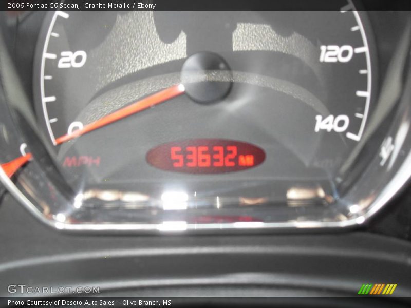 Granite Metallic / Ebony 2006 Pontiac G6 Sedan