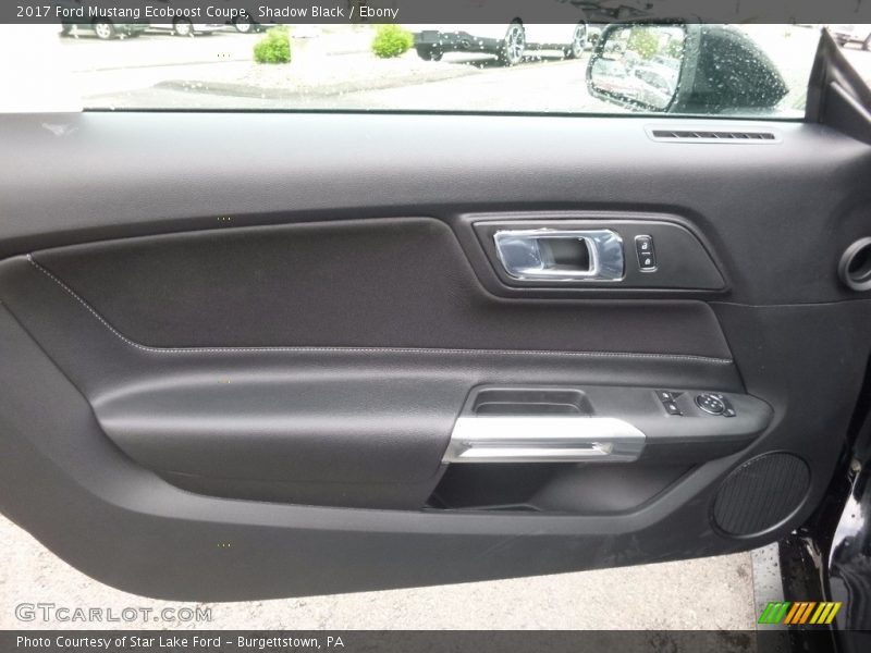 Shadow Black / Ebony 2017 Ford Mustang Ecoboost Coupe