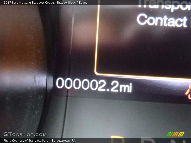 Shadow Black / Ebony 2017 Ford Mustang Ecoboost Coupe