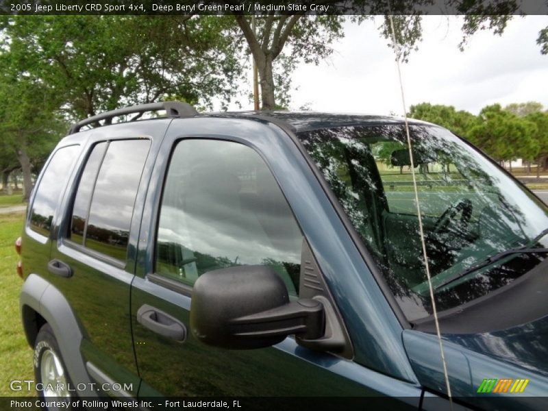 Deep Beryl Green Pearl / Medium Slate Gray 2005 Jeep Liberty CRD Sport 4x4