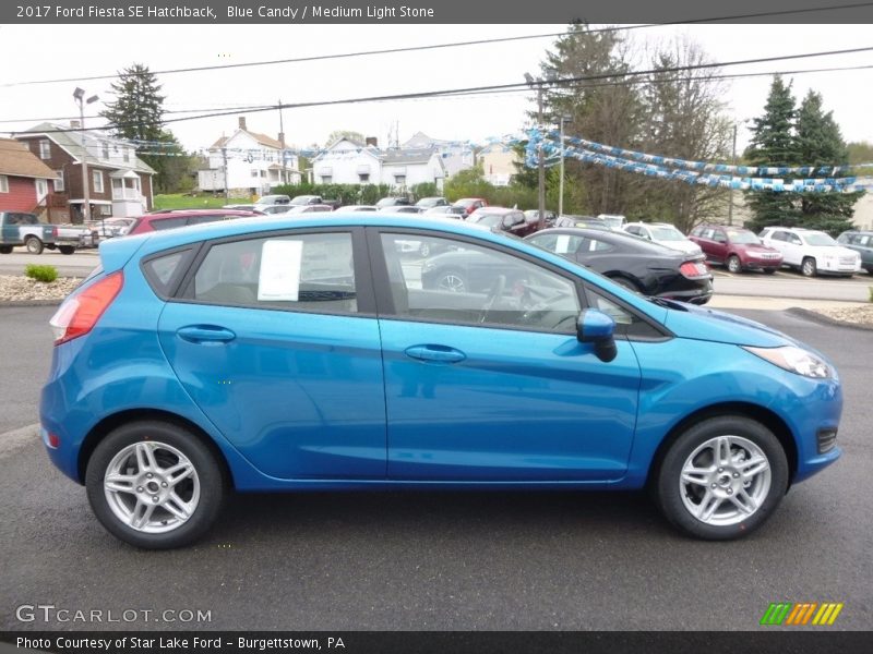  2017 Fiesta SE Hatchback Blue Candy