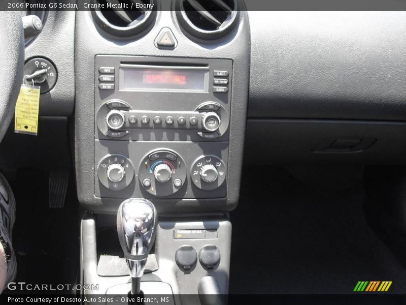 Granite Metallic / Ebony 2006 Pontiac G6 Sedan