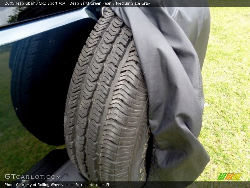 Deep Beryl Green Pearl / Medium Slate Gray 2005 Jeep Liberty CRD Sport 4x4