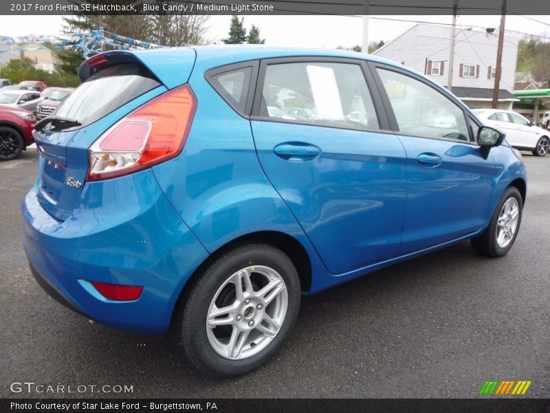  2017 Fiesta SE Hatchback Blue Candy
