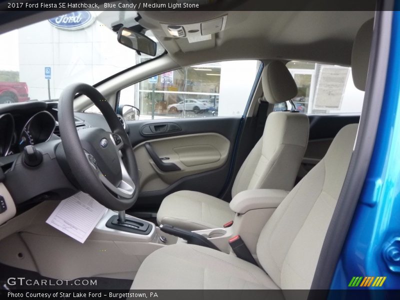 Front Seat of 2017 Fiesta SE Hatchback