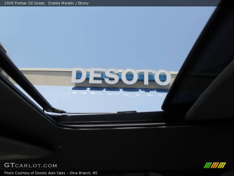 Granite Metallic / Ebony 2006 Pontiac G6 Sedan