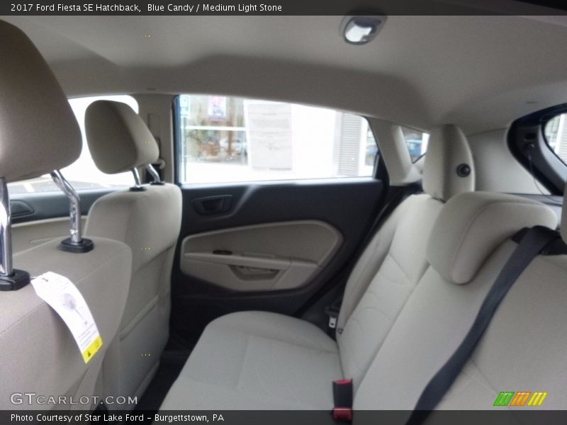 Rear Seat of 2017 Fiesta SE Hatchback