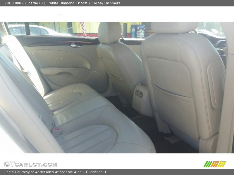 White Diamond Tricoat / Cocoa/Cashmere 2008 Buick Lucerne CXL