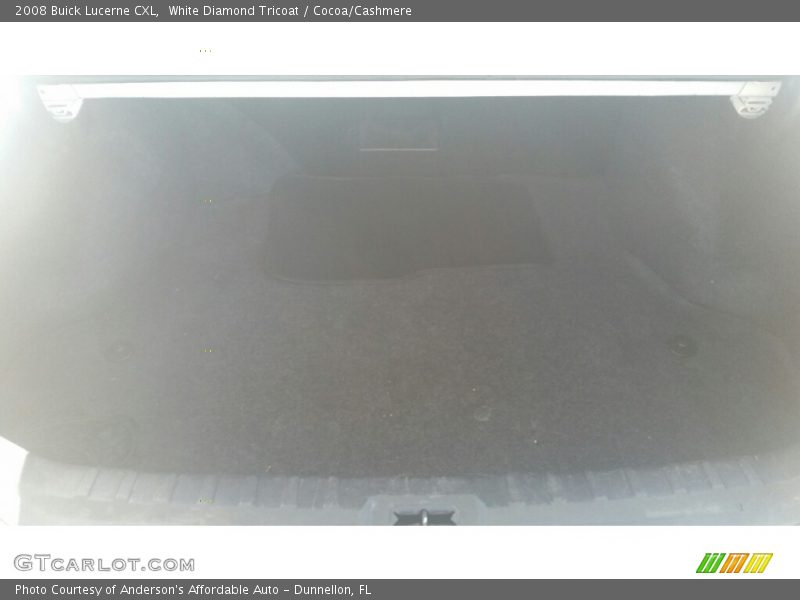 White Diamond Tricoat / Cocoa/Cashmere 2008 Buick Lucerne CXL