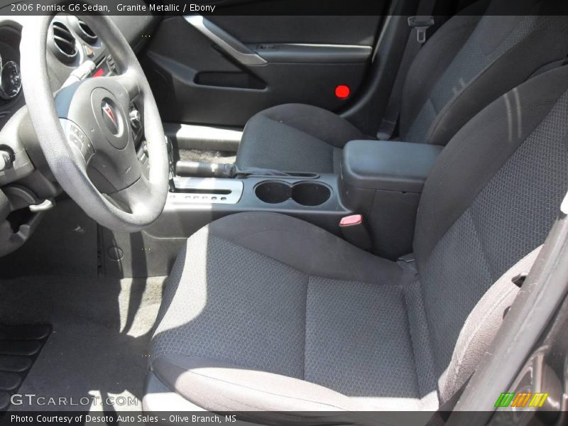 Granite Metallic / Ebony 2006 Pontiac G6 Sedan