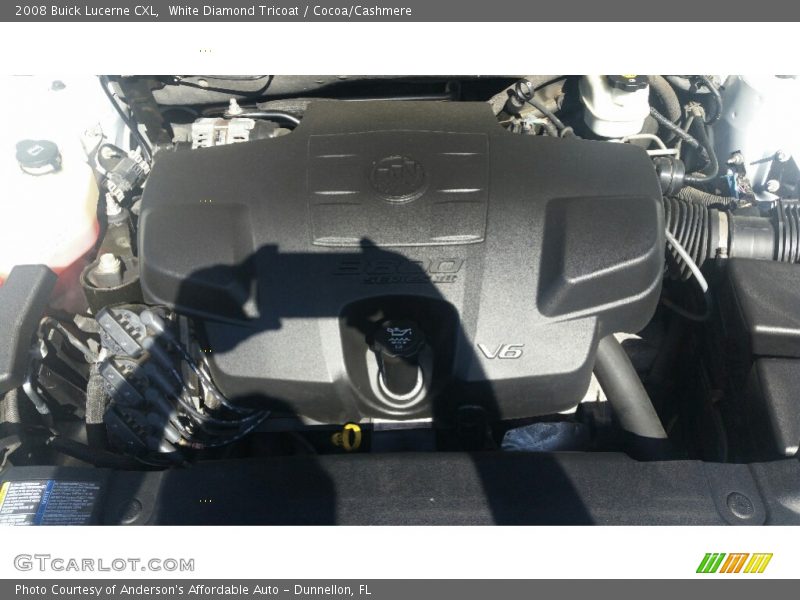 White Diamond Tricoat / Cocoa/Cashmere 2008 Buick Lucerne CXL