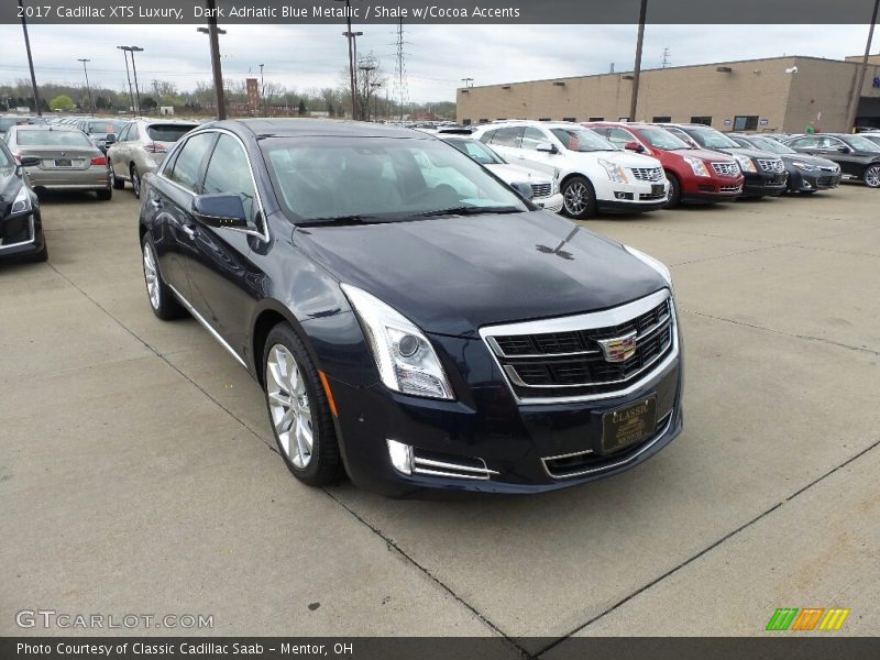 Dark Adriatic Blue Metallic / Shale w/Cocoa Accents 2017 Cadillac XTS Luxury