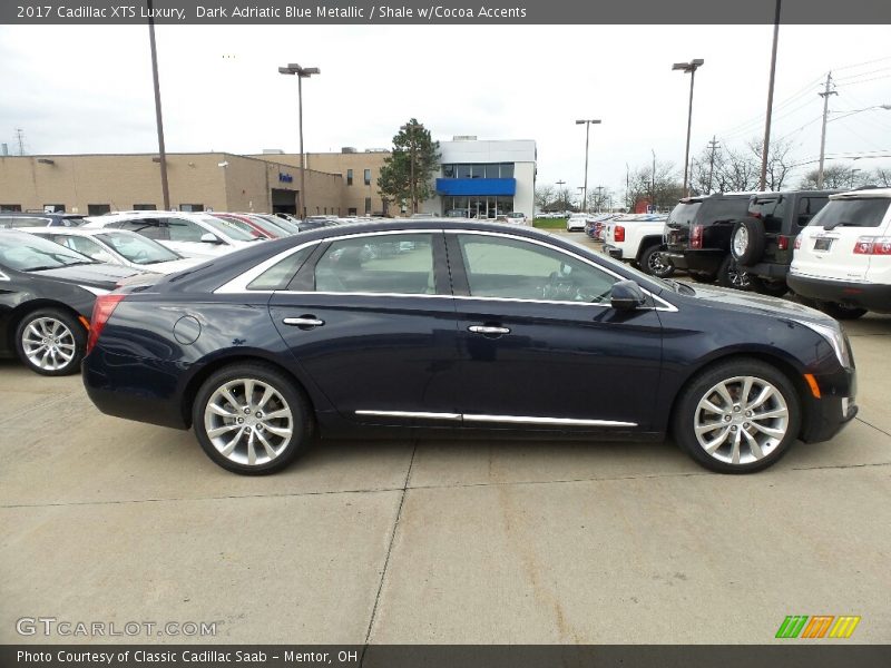 Dark Adriatic Blue Metallic / Shale w/Cocoa Accents 2017 Cadillac XTS Luxury