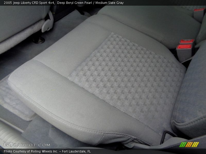 Deep Beryl Green Pearl / Medium Slate Gray 2005 Jeep Liberty CRD Sport 4x4