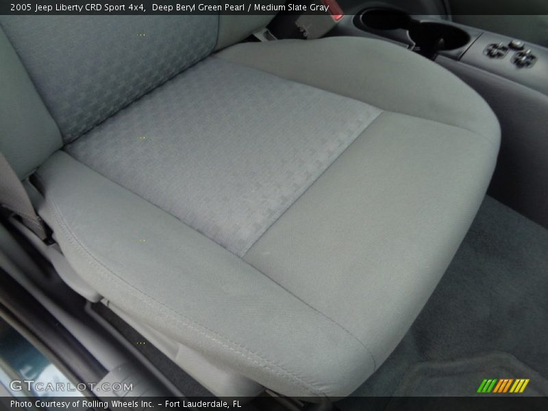 Deep Beryl Green Pearl / Medium Slate Gray 2005 Jeep Liberty CRD Sport 4x4