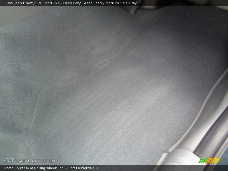 Deep Beryl Green Pearl / Medium Slate Gray 2005 Jeep Liberty CRD Sport 4x4