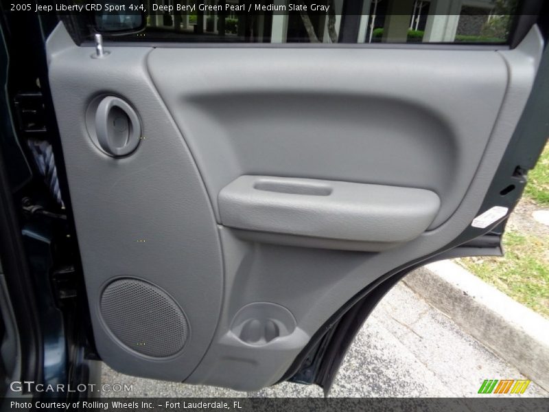 Deep Beryl Green Pearl / Medium Slate Gray 2005 Jeep Liberty CRD Sport 4x4