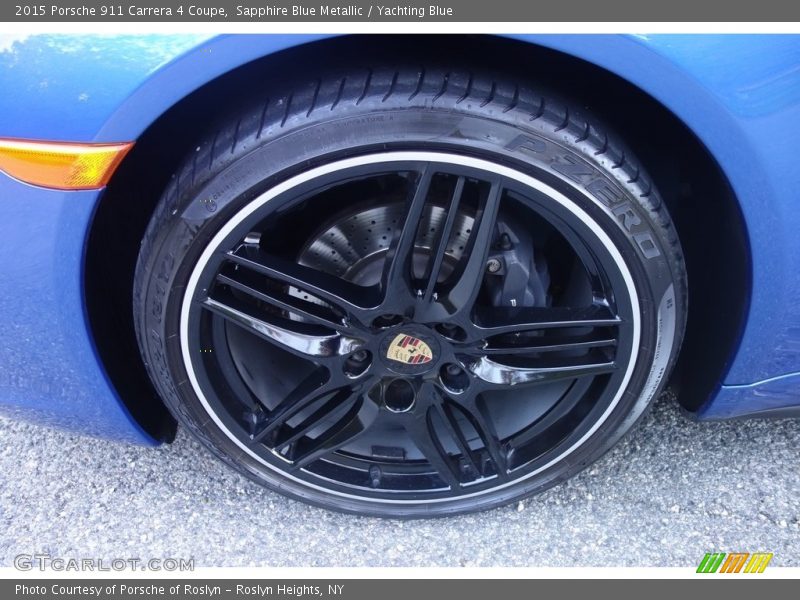 Sapphire Blue Metallic / Yachting Blue 2015 Porsche 911 Carrera 4 Coupe