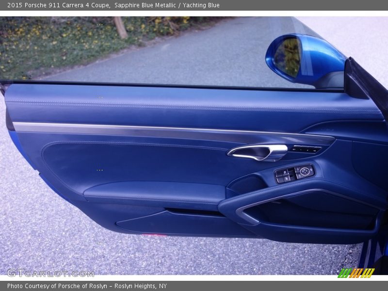 Sapphire Blue Metallic / Yachting Blue 2015 Porsche 911 Carrera 4 Coupe