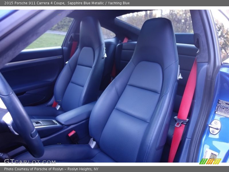 Sapphire Blue Metallic / Yachting Blue 2015 Porsche 911 Carrera 4 Coupe