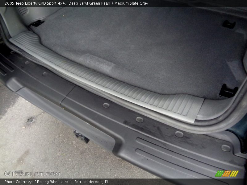 Deep Beryl Green Pearl / Medium Slate Gray 2005 Jeep Liberty CRD Sport 4x4