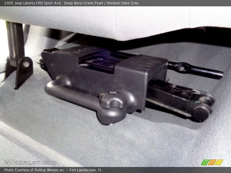 Deep Beryl Green Pearl / Medium Slate Gray 2005 Jeep Liberty CRD Sport 4x4