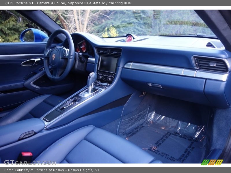 Sapphire Blue Metallic / Yachting Blue 2015 Porsche 911 Carrera 4 Coupe
