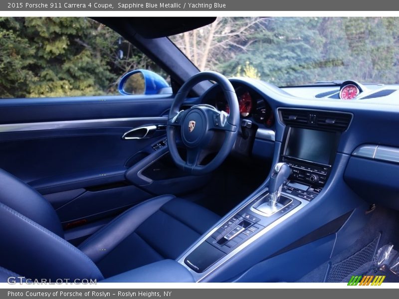 Sapphire Blue Metallic / Yachting Blue 2015 Porsche 911 Carrera 4 Coupe