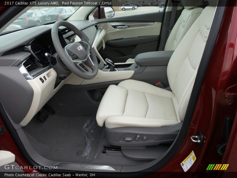 Red Passion Tintcoat / Cirrus 2017 Cadillac XT5 Luxury AWD
