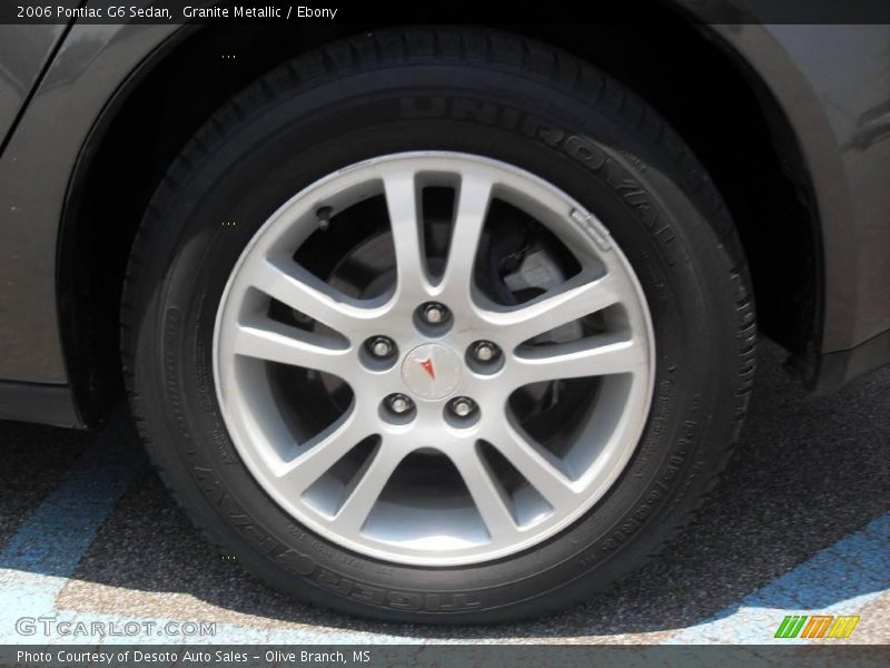 Granite Metallic / Ebony 2006 Pontiac G6 Sedan
