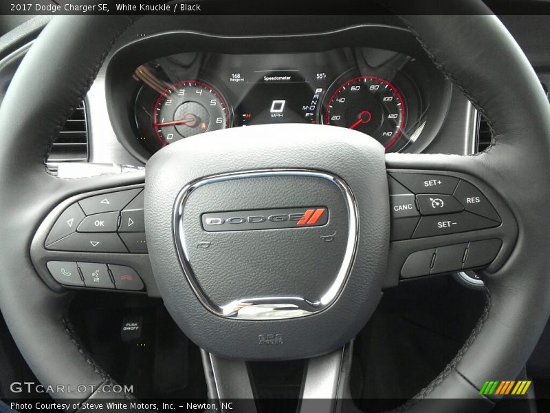 White Knuckle / Black 2017 Dodge Charger SE