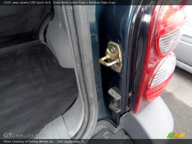 Deep Beryl Green Pearl / Medium Slate Gray 2005 Jeep Liberty CRD Sport 4x4